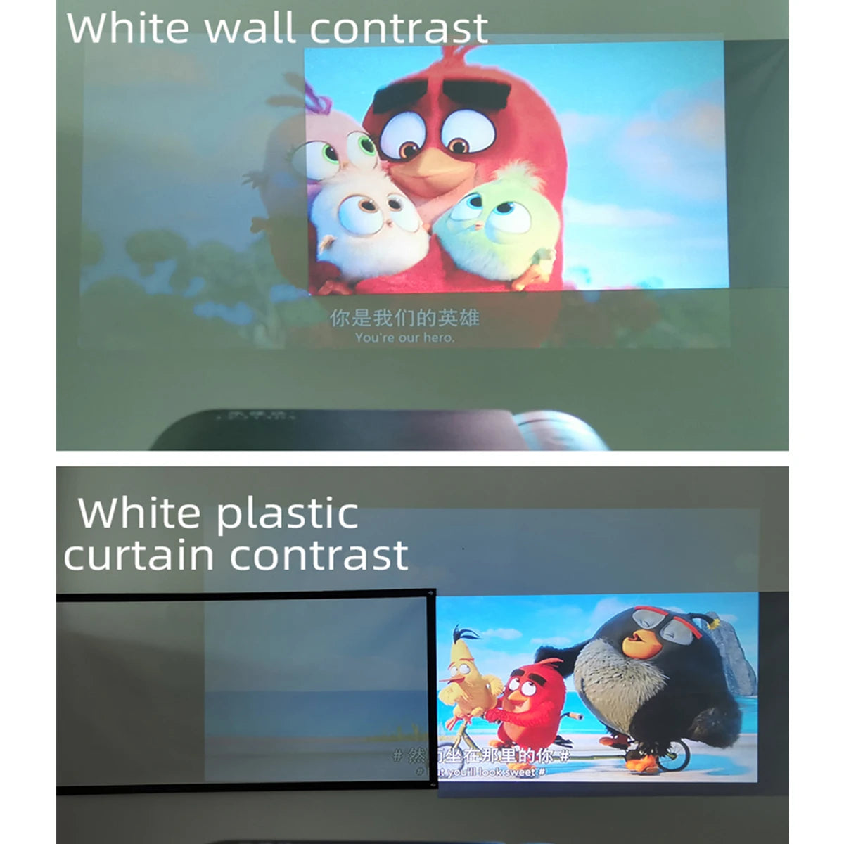 3D portable projector screen